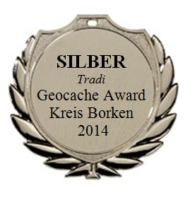 SILBER (Tradi) - Geocaching Award Kreis Borken 2014 SILBER (Tradi) - Geocaching Award Kreis Borken 2014